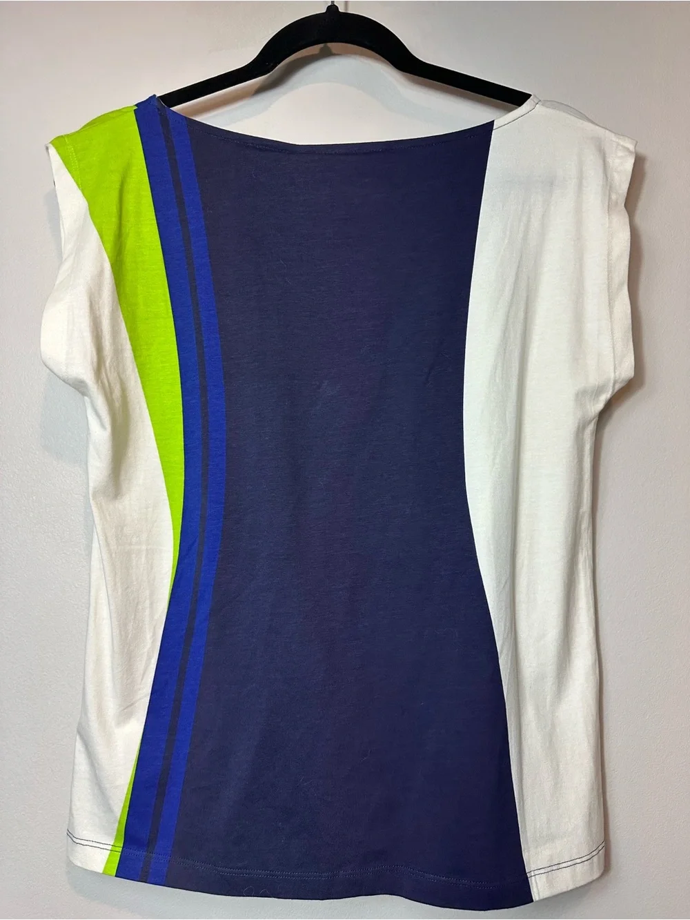 NWT SKFK Marixol-Gots Curves Print Cap Sleeve Organic Cotton Top Size 6 - Picture 5 of 8